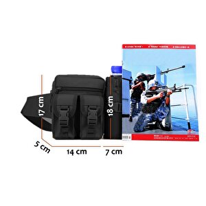 Protector Plus Günlük Kullanım Bel Çantası Siyah