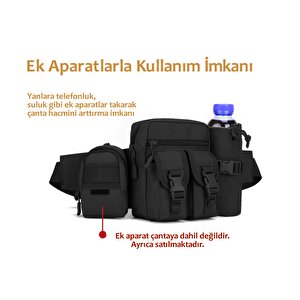 Protector Plus Günlük Kullanım Bel Çantası Siyah