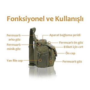 Tek Omuz Çanta (haki Yeşil)