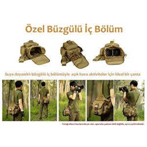 Protector Plus Tek Omuz Çanta (haki)