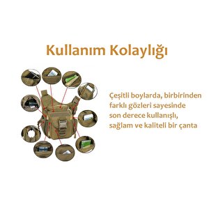 Protector Plus Tek Omuz Çanta (haki)
