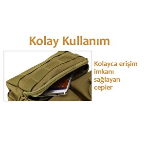 Protector Plus Çok Gözlü Postacı Çanta (haki)