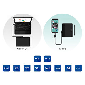 Xp-pen Deco Fun S Grafik Tablet Siyah