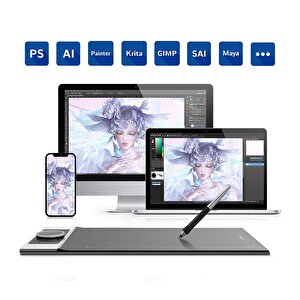 Xp-pen Deco Pro Sw Bluetooth Kablosuz Grafik Tablet Small