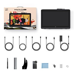 Xp-pen Artist Pro 22 (gen 2) Qhd 2.5k Çözünürlük Grafik Ekran Tablet