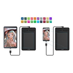 Xp-pen Deco Mini7w Bluetooth Kablosuz Grafik Tablet