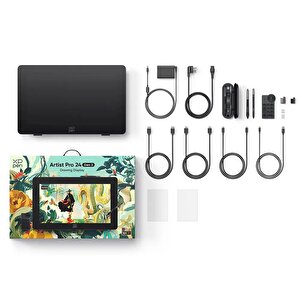 Xp-pen Artist 24 Pro Gen 2 Grafik Ekran Tablet 165hz Lamine Ekran 16k Basınç Dual X3 Styli