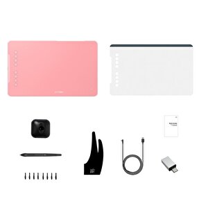 Xp-pen Deco01 V3 Grafik Tablet 16k 8 Kısayol Pembe