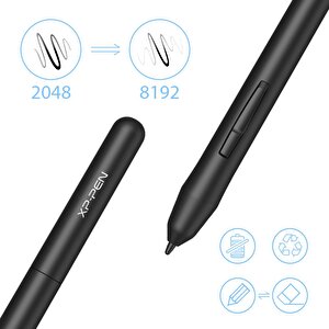 Xp-pen P01 Pilsiz Grafik Tablet Kalemi Deco Fun Serisi, Star 03, Star 06, Star G430, Star G430s, Sta