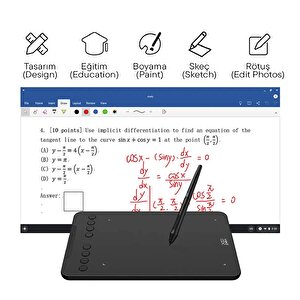 Xp-pen Deco01 V3 Grafik Tablet 16k 8 Kısayol Siyah