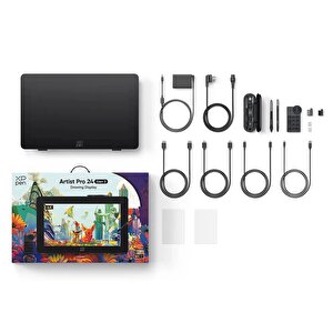 Xp-pen Artist 24 Pro Gen 2 Grafik Ekran Tablet 4k Ultravision 16k Basınç Dual X3 Styli