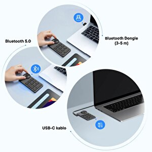 Xp-pen Ack05 Kablosuz Kısayol Uzaktan Kumanda Takımı