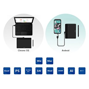 Xp-pen Deco Fun Xs Grafik Tablet Siyah