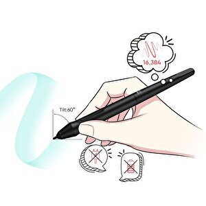 Xp-pen Deco Mini7 V2 Grafik Tablet 16k Android Windows