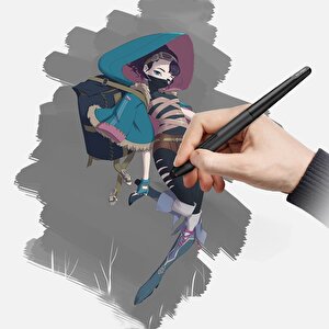 Xp-pen P05 Pilsiz Grafik Tablet Kalem- 8 Yedek Uç Ve Kalem Tutucu