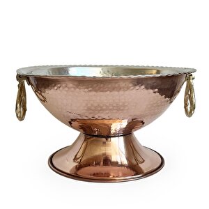 Bakır Punch Şerbet Kasesi 27cm