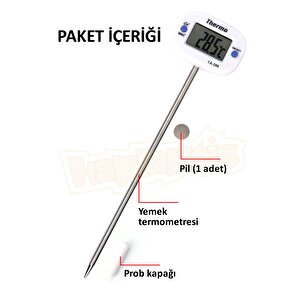 Thermo Ta-288 Saplamalı Yemek Termometresi Oynar Başlık