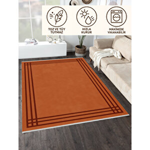 Kaymaz Taban Tarçın Renk Modern Halı 160x230 Cm