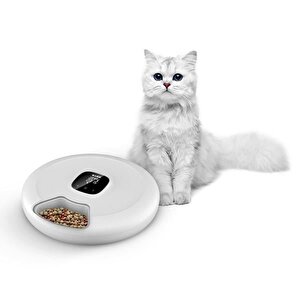 Sl-24 Otomatik Yem Kabı 6'sı 1 Arada Islak Ve Kuru 170ml Porsiyon Kontrollu Kedi Köpek Besleyici Wifi Tuya Destek