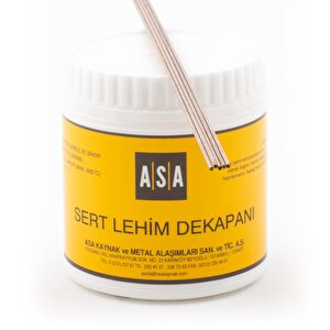 Gümüş Kaynak Dekapani Asa-flo (500 Gr) + Gümüş Kaynak Teli̇ %20 2 Mm (5 Adet)