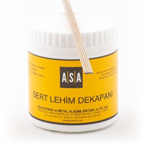 Gümüş Kaynak Dekapani Asa-flo (500 Gr) +gümüş Kaynak Teli̇ %10 2 Mm (5 Adet)