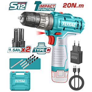 Li-ion  12v Akülü Darbeli̇ Vi̇dalama