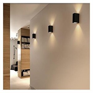 Çi̇ft Yön Köşeli̇ 2*gu10 Duylu Antrasi̇t Gövde Armatür Ip54 Rds-2004-a