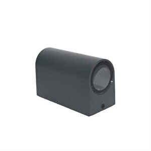Çi̇ft Yön Oval 2*gu-10 Duylu Antrasi̇t Gövde Armatür Ip54 Rds-2002-a