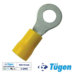 4-6mm2 M4 Yuvarlak Kablo Ucu ( 1 Kutu 100 Adet )