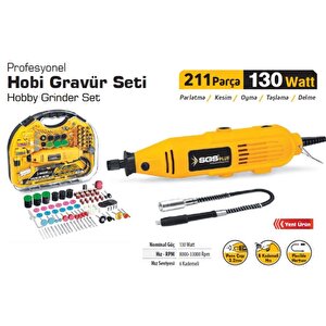 130watt Hobi Gravür Seti
