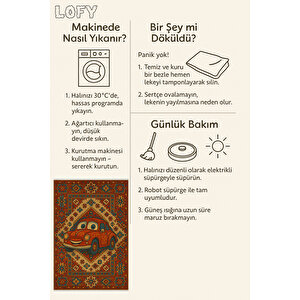 Etnik Desenli Araba Halı – Kaymaz & Yıkanabilir | Eğlenceli Çocuk Halısı, Bebek Ve Evcil Dostu