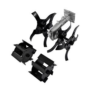 Çift Toprak Çapalama Aparatı Sırt –yan Uyumlu 28mm 9 Diş