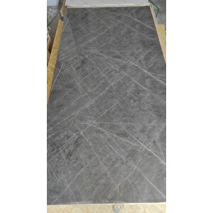 Alternatif Kaplama Uv Pvc Sion Gri Mermer Panel 1 Adet 60x120cm Ev Ofis Otel Duvar Kaplama Paneli