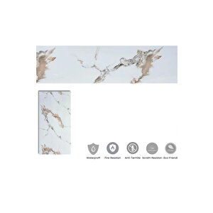 Alternatif Kaplama Uv Pvc Mermer Panel Elegant1 Adet 60x120cm Ev Ofis Otel Duvar Kaplama Paneli