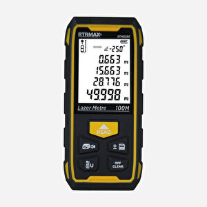 Rtrmax Rtm039g Şarjli Lazer Mesafe Ölçer 100 Metre