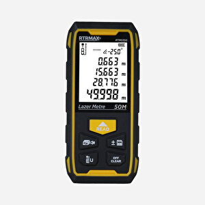 Rtrmax Rtm035g Şarjli Yeşi̇l Lazer Mesafe Ölçer 50 Metre