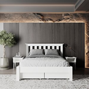 Shark New 4 Çekmeceli Mdf  Karyola | Kolay Kurulum