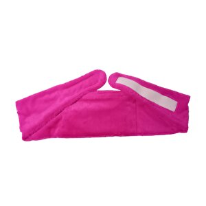 Sıcak Su Torbası 2 Adet,Bel Ve Omuz için Kusak Şeklınde Peluş Pembe Termofor 1500Ml 160X22Cm
