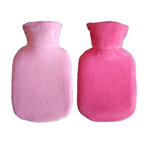 Sıcak Su Torbası 2 Adet,Pembe 23X15X2Cm 250 Ml