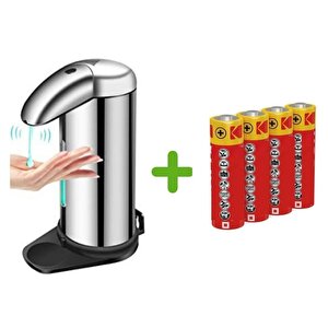 Sensörlü Sıvı Sabunluk,Piller Dahil 14X10X22Cm  500Ml Banyo Seti