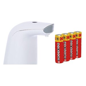 Sensörlü Usb Kablolu Sıvı Sabunluk Köpük Verici,Piller Dahil 21X5X10Cm 300Ml Banyo Seti