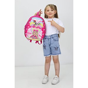 Love Barbie Temalı Pembe Rüyalar Ortopedik Anaokul Ve İlkokul Çantası