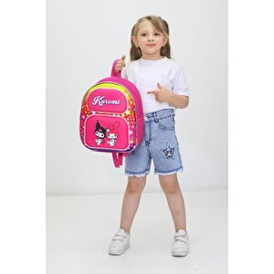 Kuromi Temalı Sevimli Ortopedik Anaokul Ve İlkokul Çantası