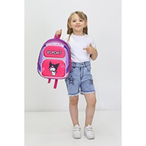 Kuromi Temalı Sevimli Ortopedik Anaokul Ve İlkokul Çantası