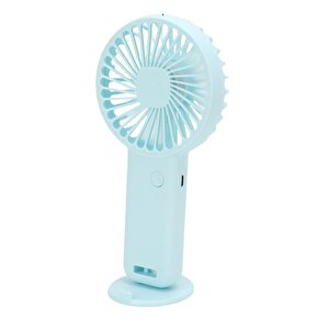 Mi̇ni̇ Fan,telefon Tutucu,portati̇f El Vanti̇latörü Mavi̇  9,3x19cm