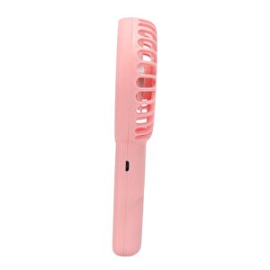 Mi̇ni̇ Fan,telefon Tutucu,portati̇f El Vanti̇latörü Pembe  9,3x19cm