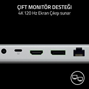 Dock Mercury - Usb 4 (14 Bağlantılı, Çift Ekran Destekli)