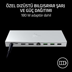 Dock Mercury - Usb 4 (14 Bağlantılı, Çift Ekran Destekli)