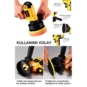 450w Elektrikli 125mm Dikey Polisaj Zımpara Makinesi