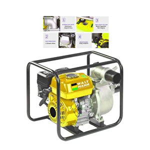 9,8 Hp Metal Şanzıman Turbo Benzinli Yüksek Performans 3 Parmak Benzinli Su Motoru Sari